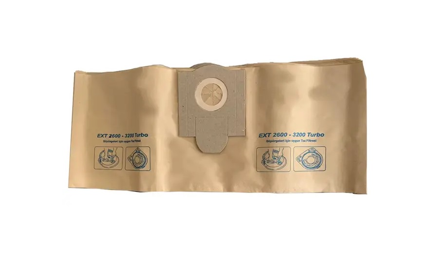 Fakir Süpürge Kağıt Torba Kazanlı Halı Yıkamalı 10'lu PAKET
