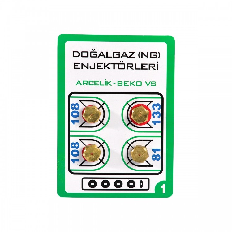 Ocak Doğalgaz Enjektör 9 mm