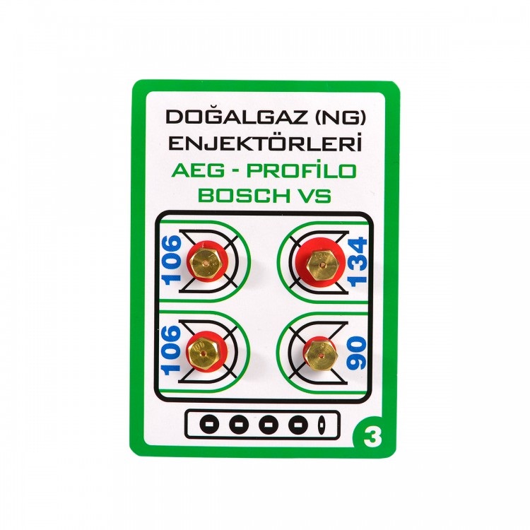 Ocak Doğalgaz Enjektör 7 mm
